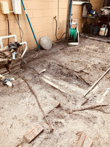 Pool equipment area service