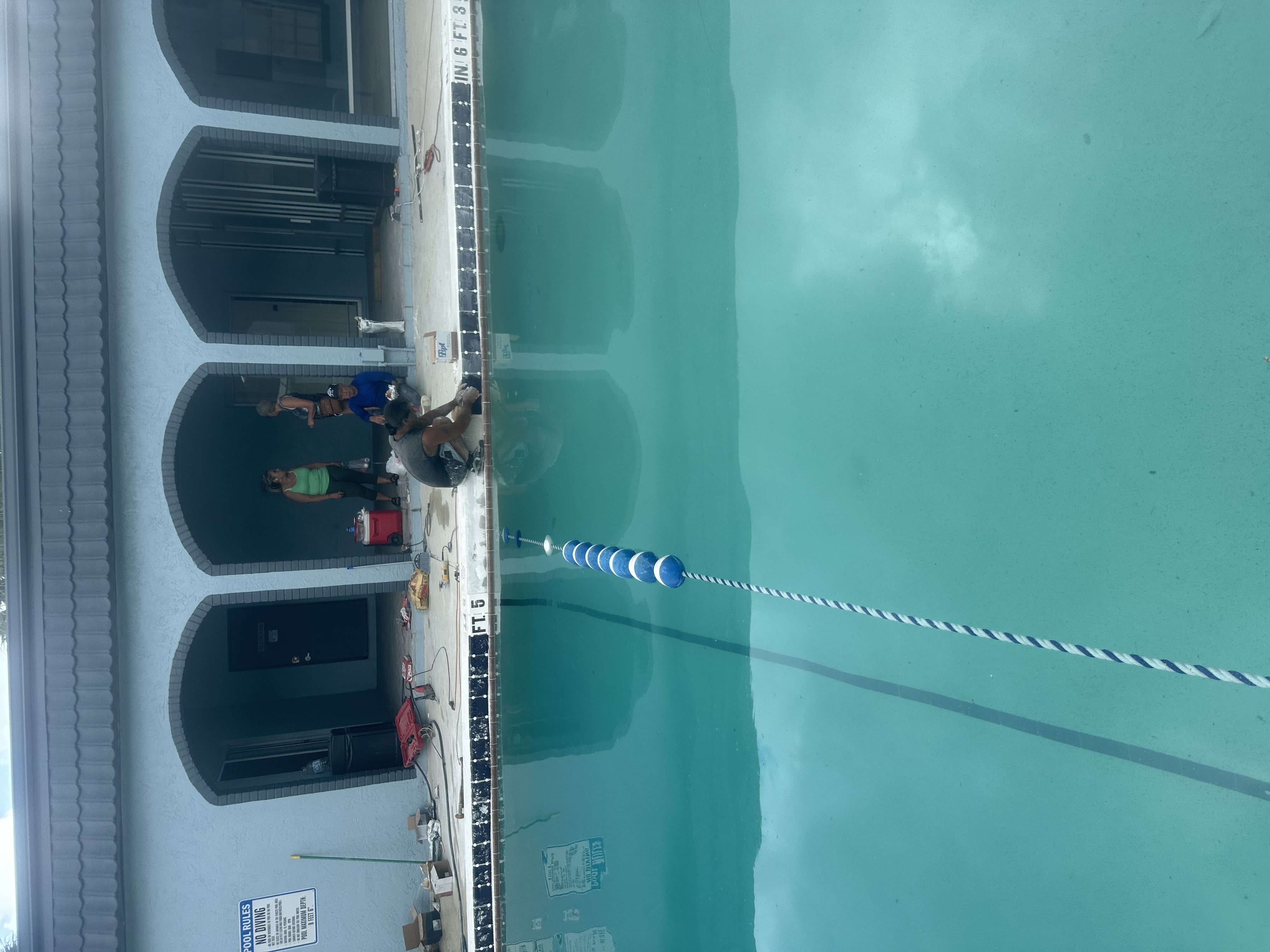 Commercial pool service